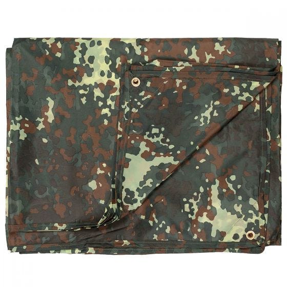 MFH 'Tarp' Dekzeil 300x500cm - Flecktarn