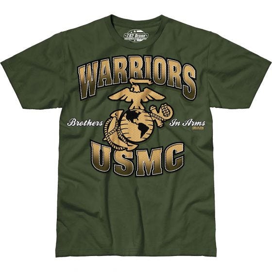 7.62 Design USMC Warriors T-Shirt Military Green