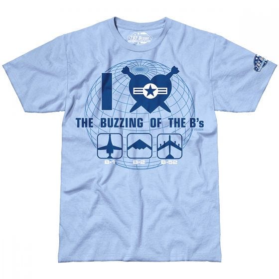 7.62 Design The Buzzing of the B's T-shirt - Sky Blue