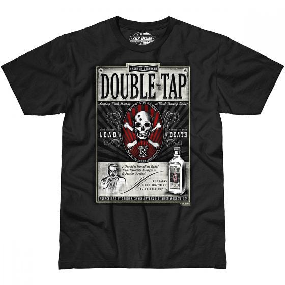7.62 Design Double Tap T-Shirt Black