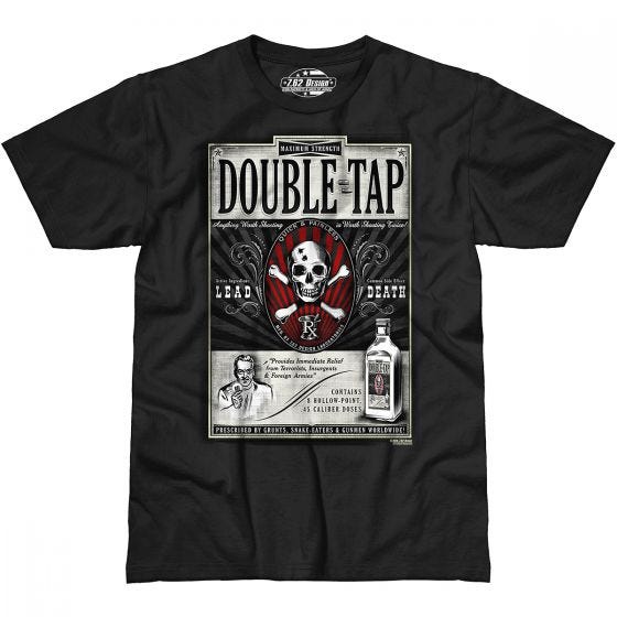 7.62 Design Double Tap T-Shirt Black