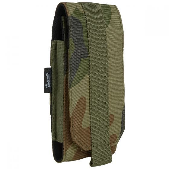 Brandit MOLLE Grote Telefoonbuidel - Woodland