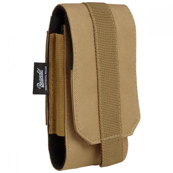 Brandit MOLLE Middelgrote Telefoonbuidel Camel