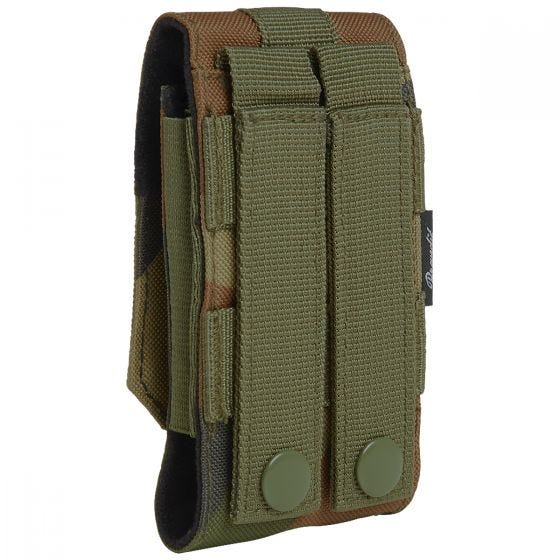 Brandit MOLLE Middelgrote Telefoonbuidel - Woodland