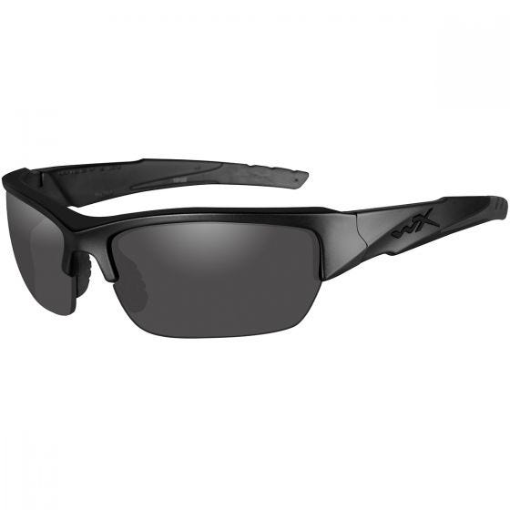 Wiley X WX Valor Glasses - Polarized Smoke Grey Lens / Matte Black Frame