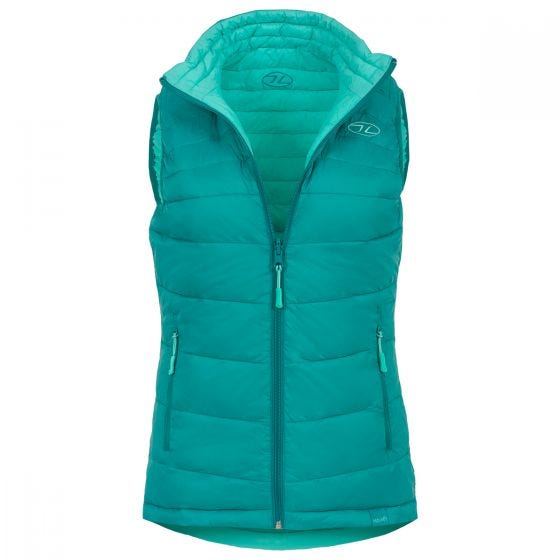 Highlander Womens Reversible Gilet Emerald/Mint