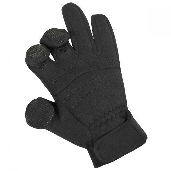 MFH Combat Neoprene Handschoenen - Zwart