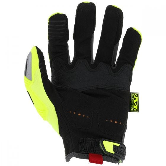 Mechanix Wear M-Pact Hi-Viz Gloves Fluorescent Yellow