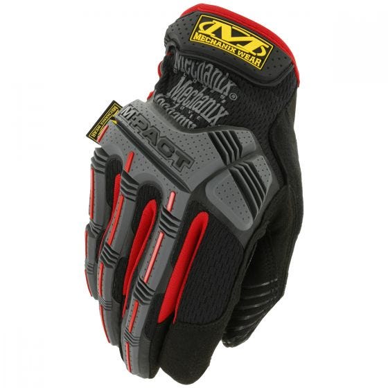 Mechanix Wear M-Pact Handschoenen - Zwart/Rood