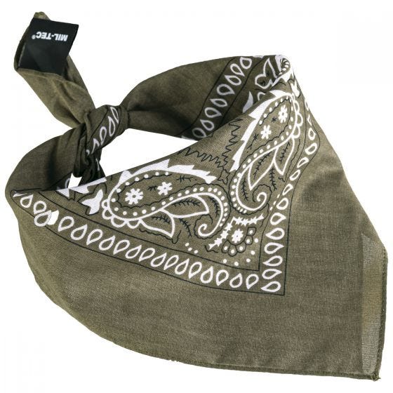 Mil-Tec Western Bandana - Olive Drab