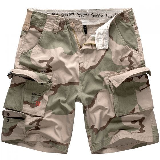 Surplus Trooper Short - Driekleurig Desert