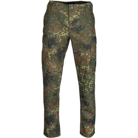 Teesar Broek US BDU Ripstop Slimfit Flecktarn