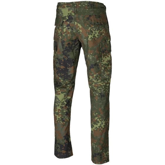 Teesar Broek US BDU Ripstop Slimfit Flecktarn