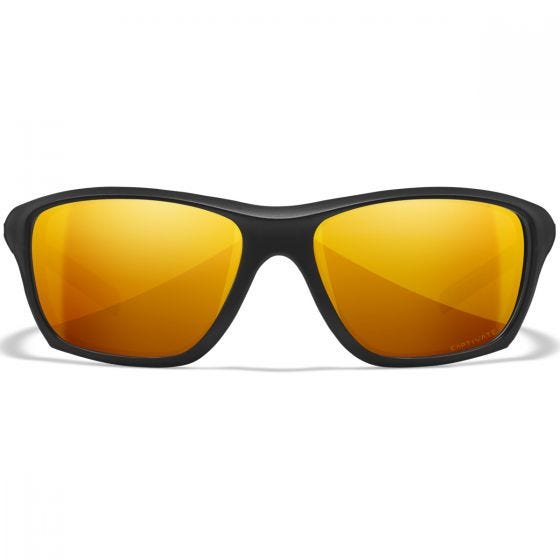 Wiley X WX Aspect Standaard brillen - Captivate Polarized Bronze Mirror Lens / Matte Black Frame