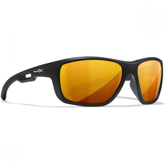 Wiley X WX Aspect Standaard brillen - Captivate Polarized Bronze Mirror Lens / Matte Black Frame