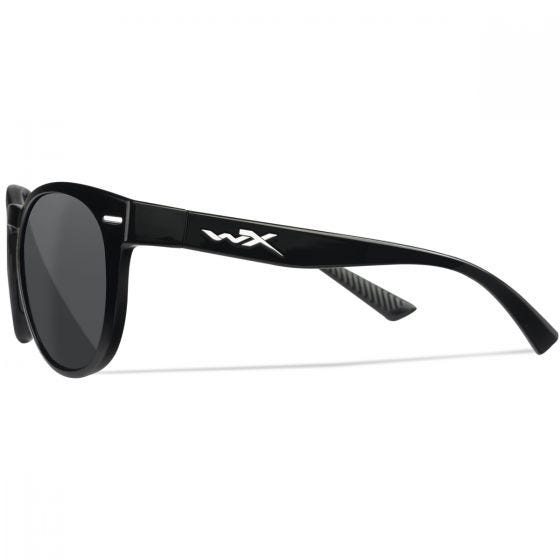 Wiley X WX Covert Standaard brillen - Grey Lenses / Gloss Black Frame