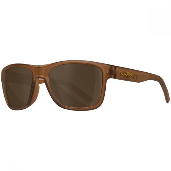 Wiley X WX Ovation Standaard brillen - Brown Lenses / Matte Rootbeer Frame