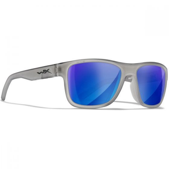 Wiley X WX Ovation Standaard brillen - Captivate Polarized Blue Mirror Lenses / Matte Slate Frame