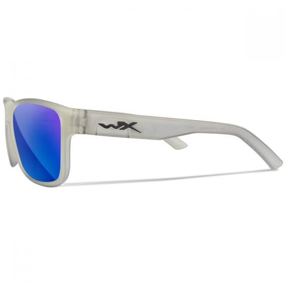 Wiley X WX Ovation Standaard brillen - Captivate Polarized Blue Mirror Lenses / Matte Slate Frame