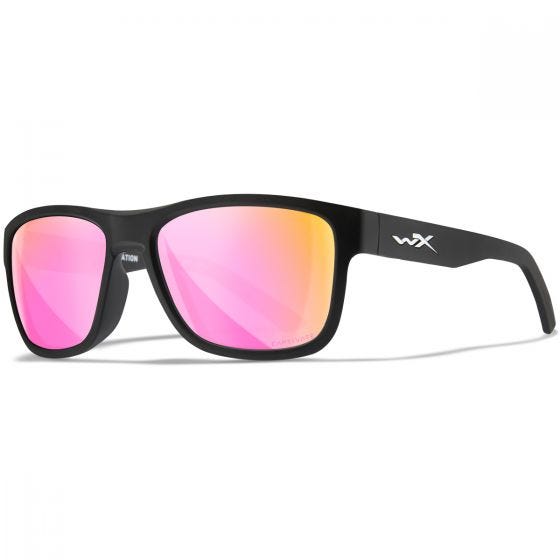 Wiley X WX Ovation Standaard brillen - Captivate Polarized Rose Gold Mirror Lenses / Matte Black Frame