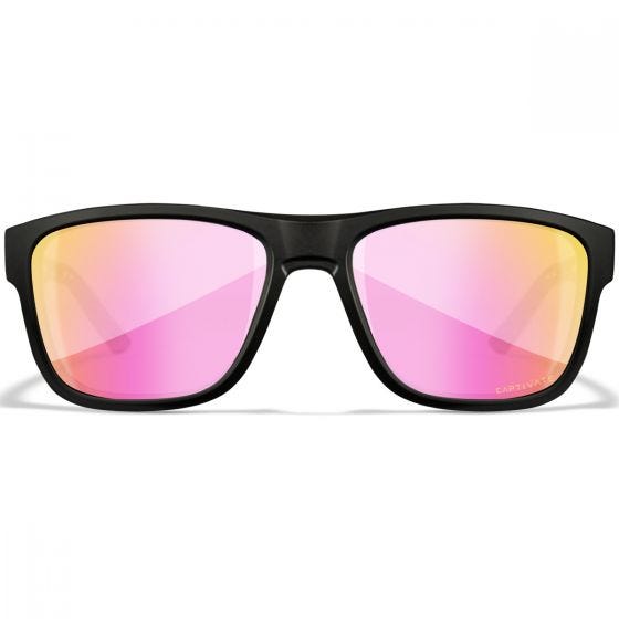 Wiley X WX Ovation Standaard brillen - Captivate Polarized Rose Gold Mirror Lenses / Matte Black Frame