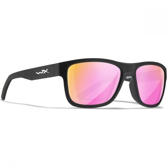 Wiley X WX Ovation Standaard brillen - Captivate Polarized Rose Gold Mirror Lenses / Matte Black Frame