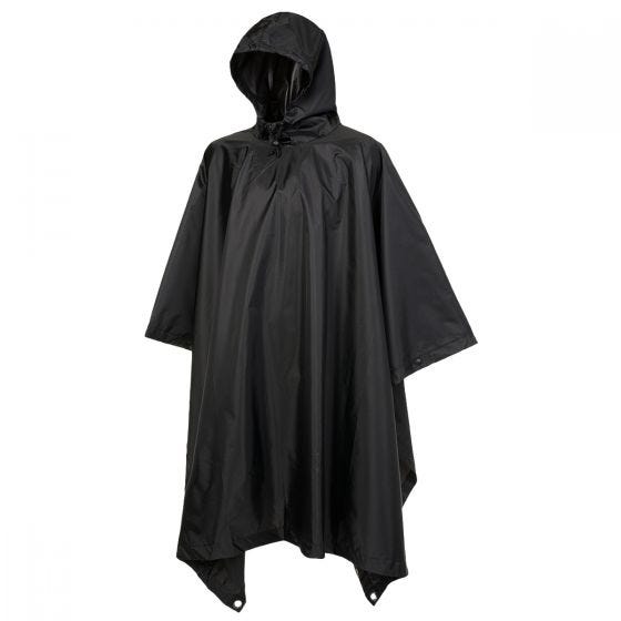 Brandit Poncho Ripstop - Zwart