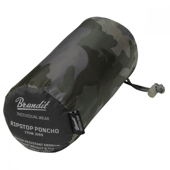 Brandit Poncho Ripstop - Dark Camo