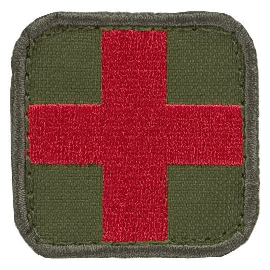 Condor Medische Patch - Olive Drab/Rood