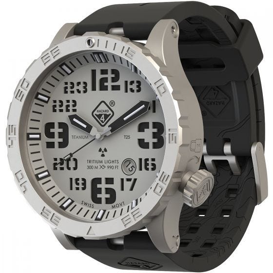 Hazard 4 Heavy Water Diver Titanium Tritium Horloge - Snowfield Groen/Geel