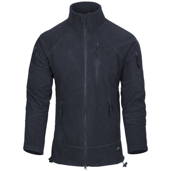 Helikon Alpha Tactical Jack Gerasterd Fleece - Navy Blue