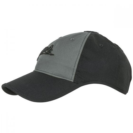 Helikon Logo Pet Polykatoen Ripstop Zwart/Shadow Grey