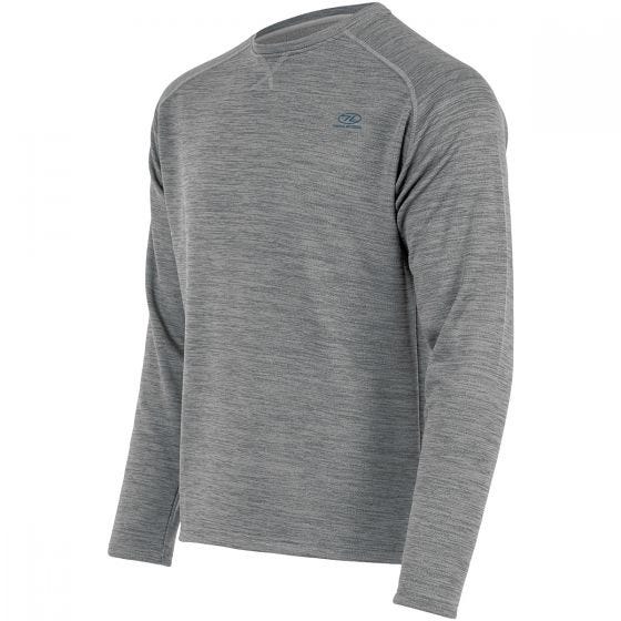 Highlander Sweater met Ronde Hals - Cool Grey