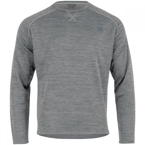 Highlander Sweater met Ronde Hals - Cool Grey