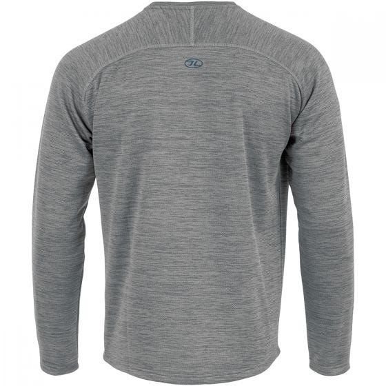 Highlander Sweater met Ronde Hals - Cool Grey