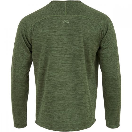 Highlander Sweater met Ronde Hals - Leaf Green