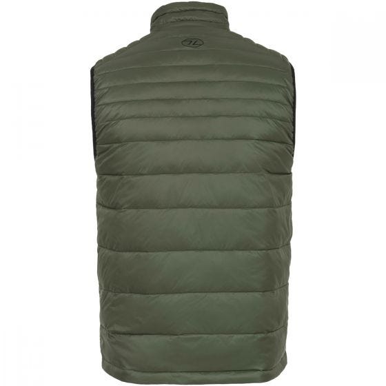 Highlander Omkeerbare Bodywarmer - Zwart/Olijf