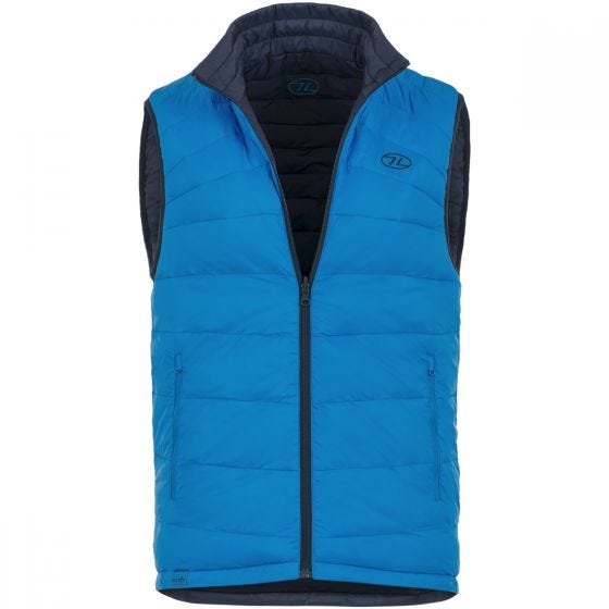 Highlander Omkeerbare Bodywarmer - Navy/Lake Blue