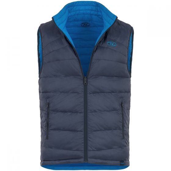 Highlander Omkeerbare Bodywarmer - Navy/Lake Blue