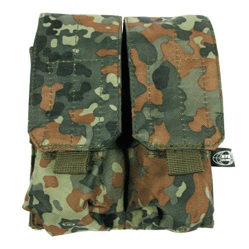 MFH M4/M16 MOLLE Dubbele Magazijnbuidel - Flecktarn