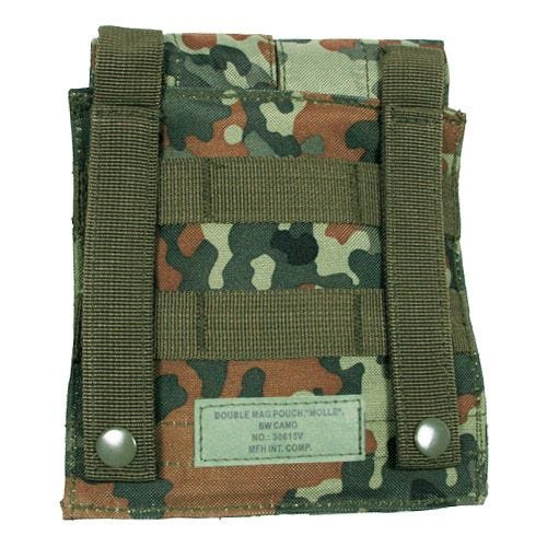 MFH M4/M16 MOLLE Dubbele Magazijnbuidel - Flecktarn