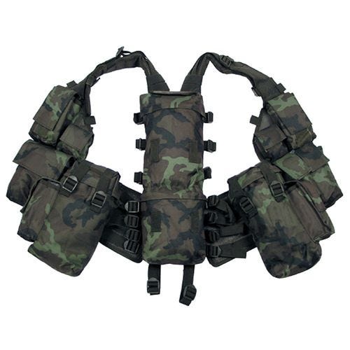 MFH South African Assault Vest - Czech Woodland