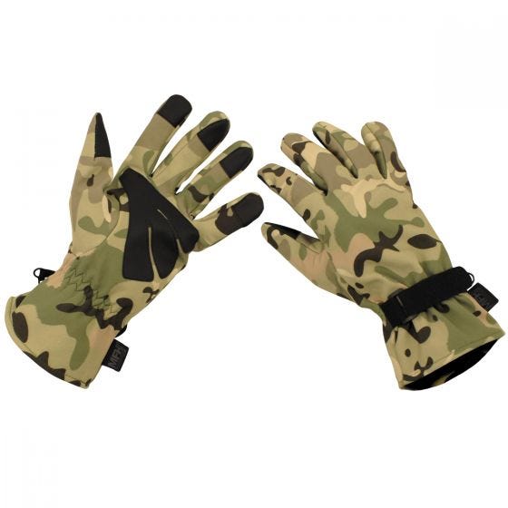 MFH Softshell Handschoenen - Operation Camo