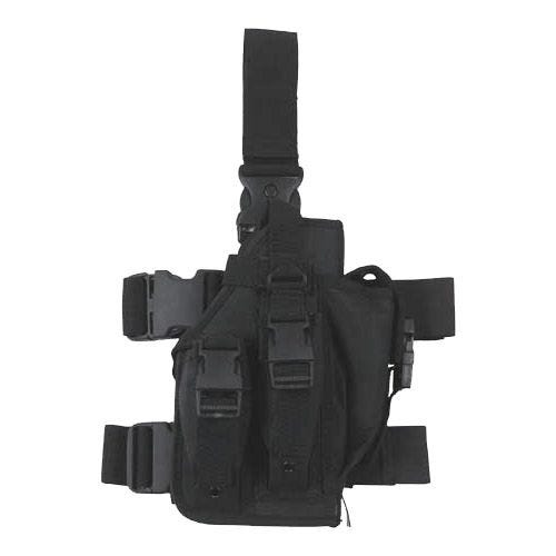 MFH Beenholster met Drie Magbuidels - Zwart