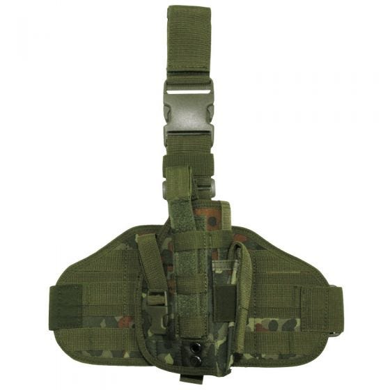 MFH MOLLE Beenholster Tactisch - Flecktarn