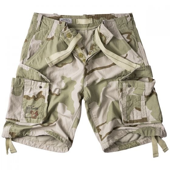 Surplus Airborne Vintage Short Driekleurig Desert