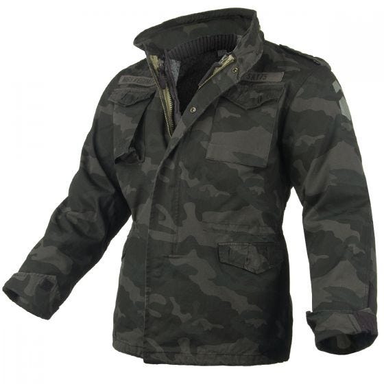 Surplus M65 Regiment Jack - Black Camo