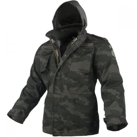 Surplus M65 Regiment Jack - Black Camo