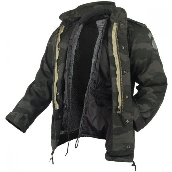 Surplus M65 Regiment Jack - Black Camo