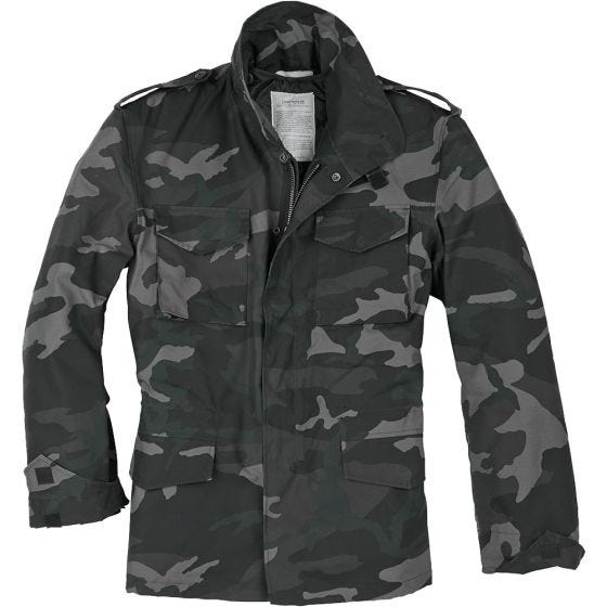 Surplus US M65 Field Jacket - Black Camo